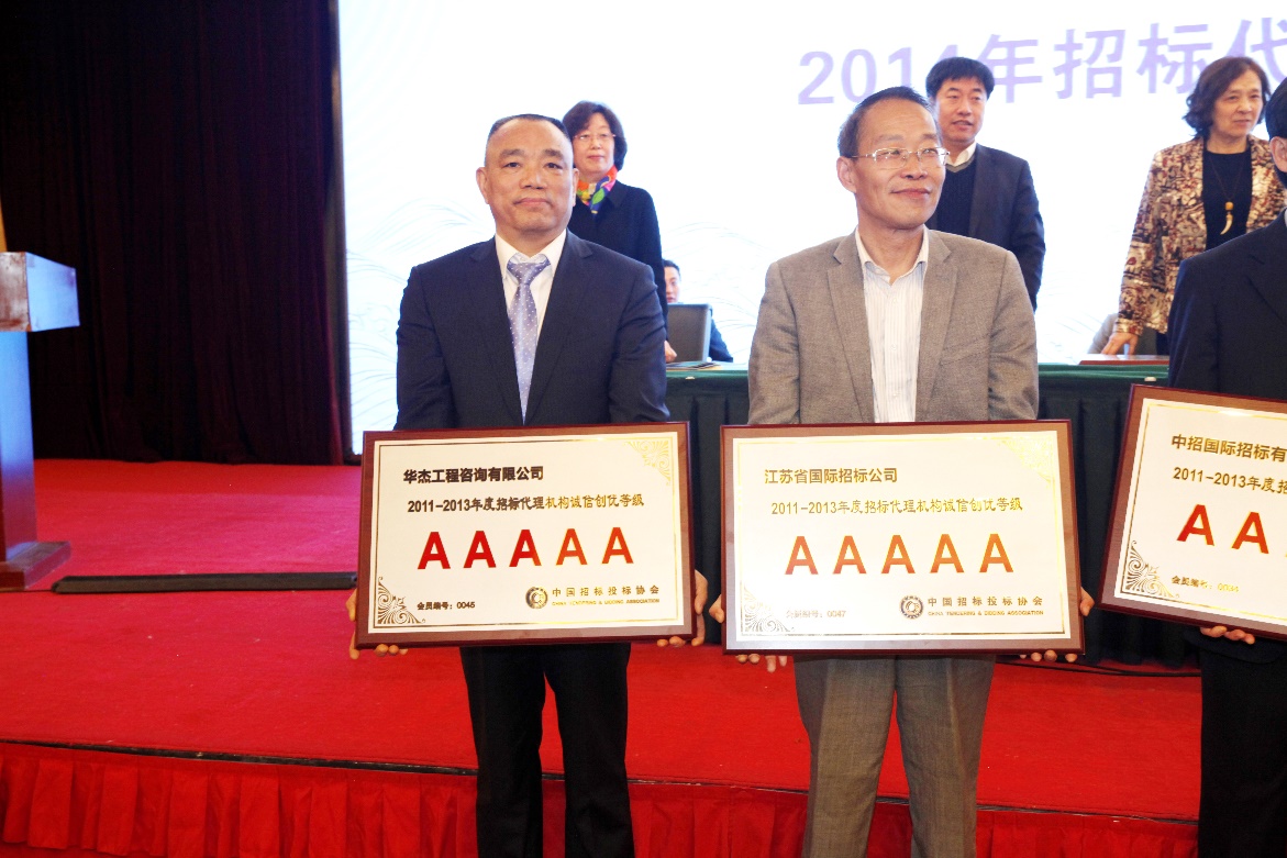 热烈庆祝公司荣获5a诚信